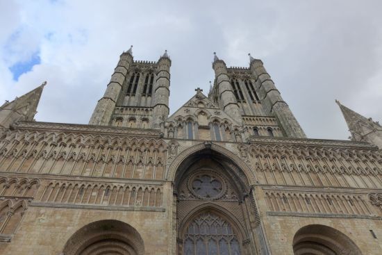Lincoln cathedral facade