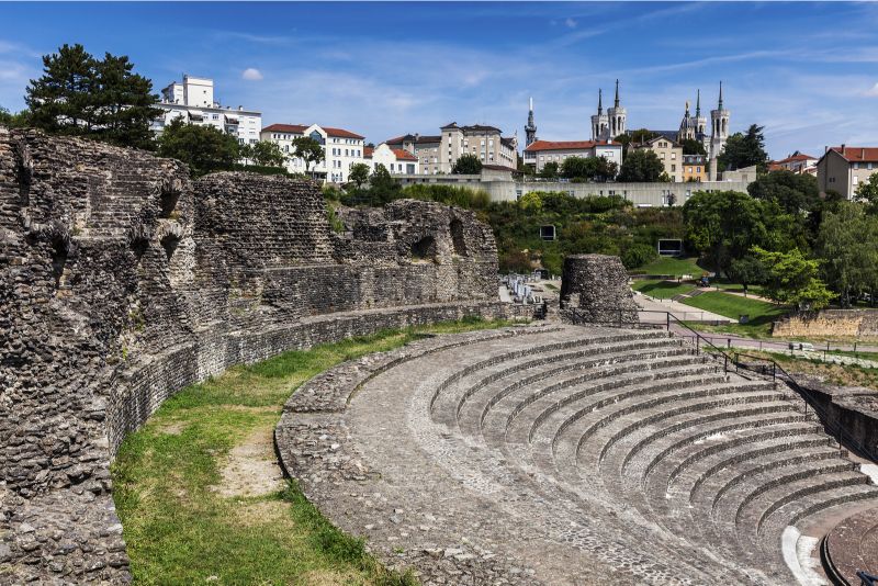 Roman ruins in Lyon